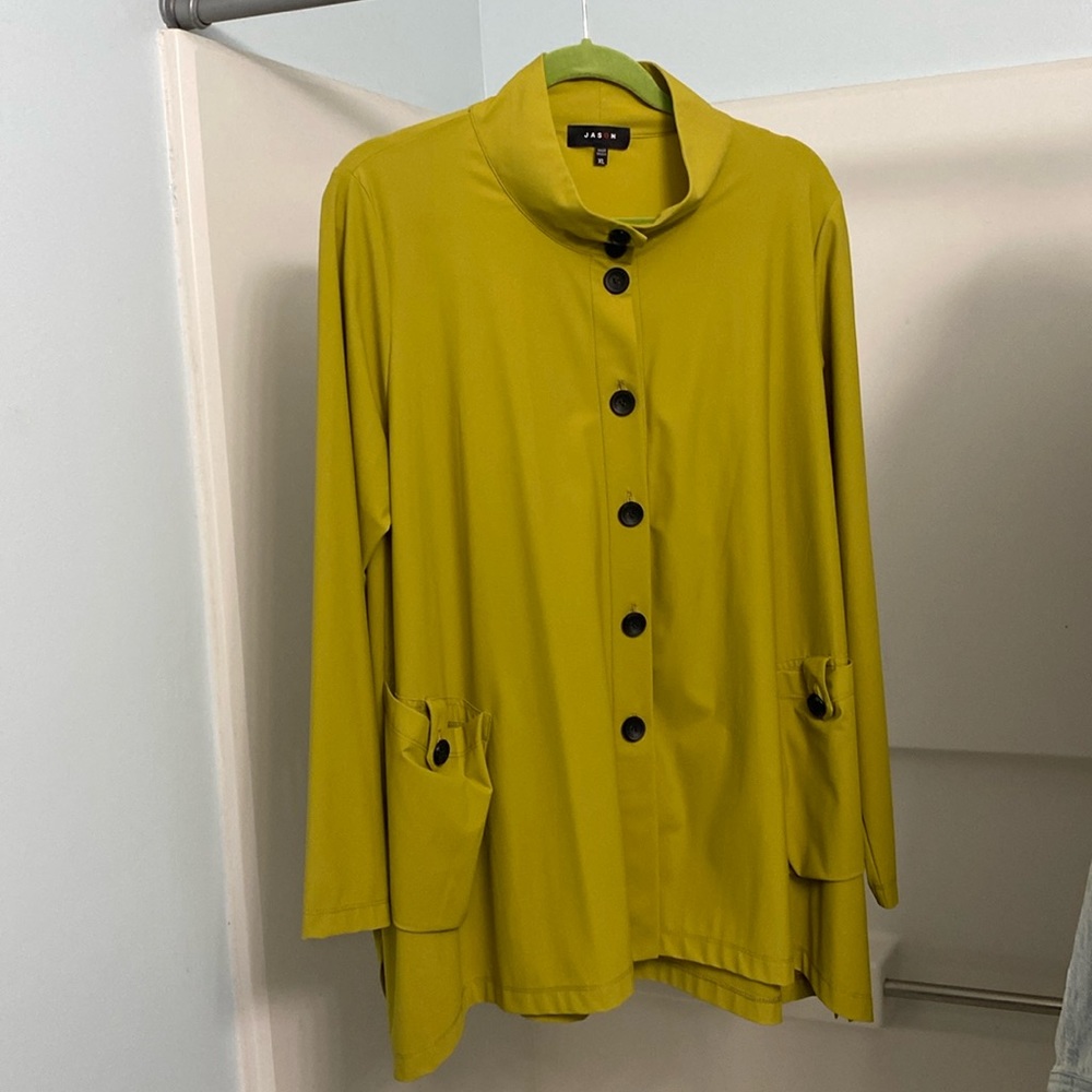 Jason Long Sleeve Button Front Top/Jacket XL